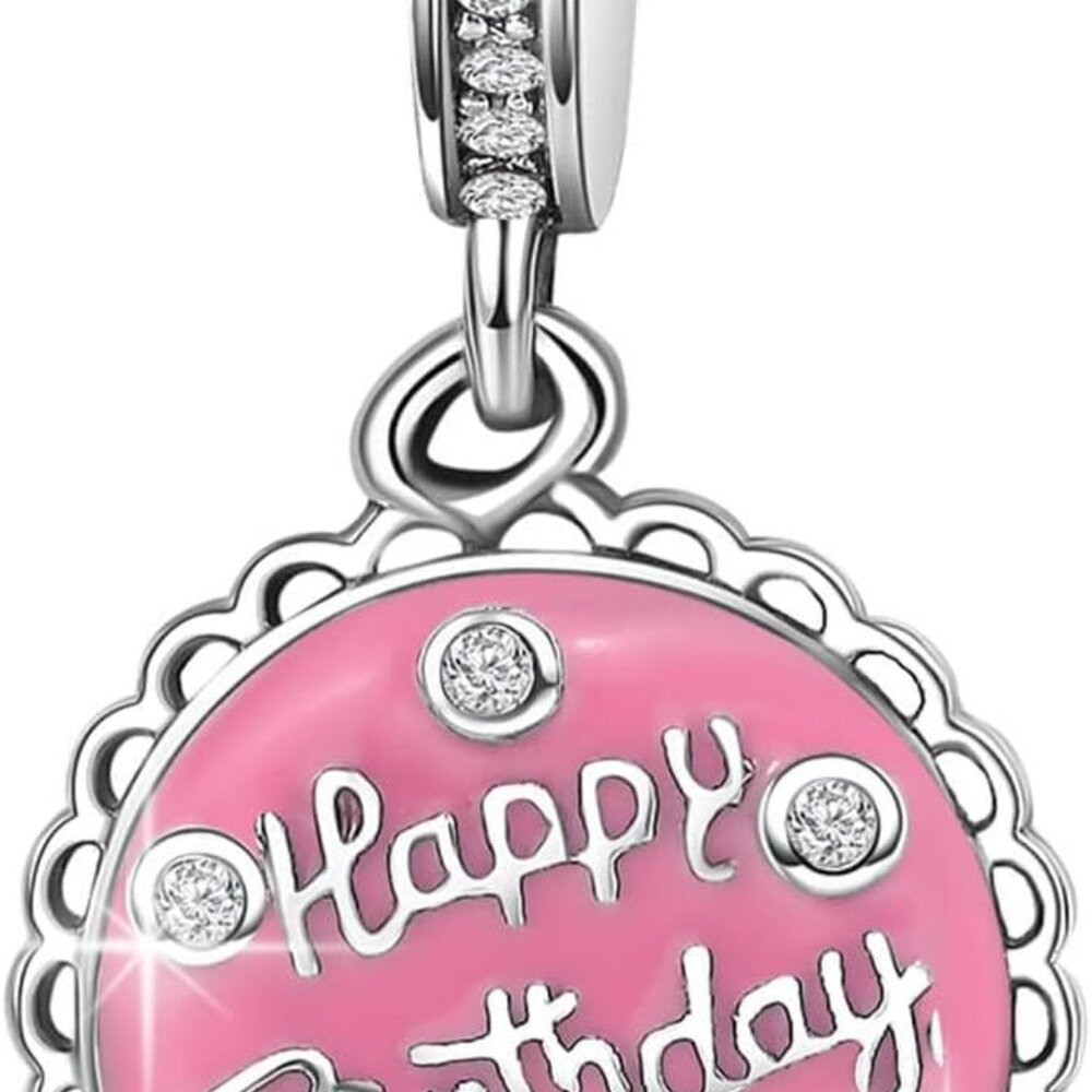 Family Love Mother Daughter Grandma Charm 925 Sterling Silver fits Bracelets Nec